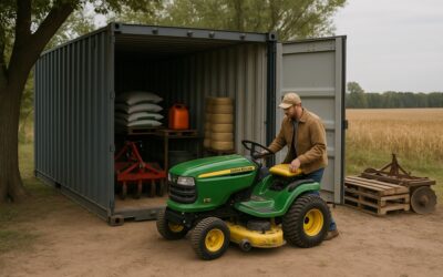 Using Container Storage for Agricultural Equipment and Supplies