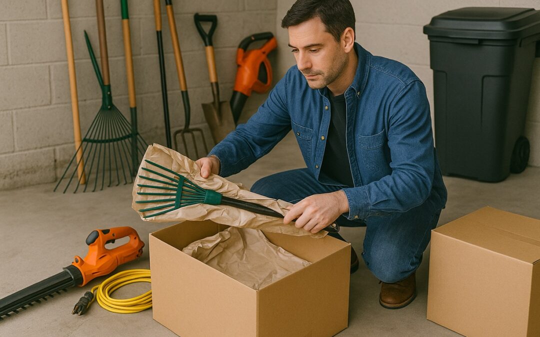 How to Safely Package and Store Garden Tools and Equipment