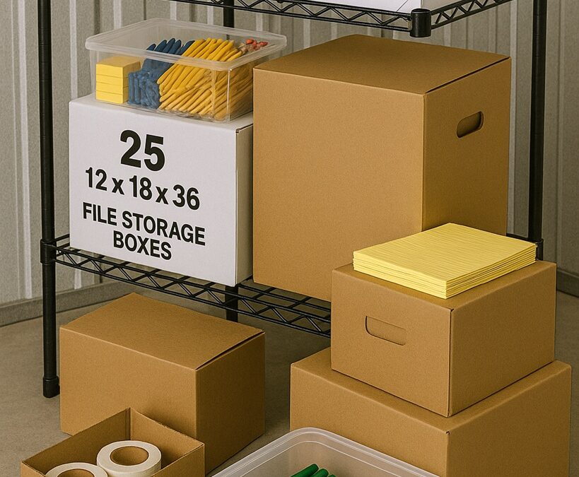 How to Store Bulk Office Supplies Efficiently in Business Storage