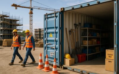 The Benefits of Container Storage for Construction Companies