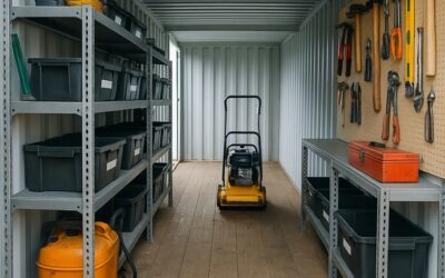 How to Store Tools and Machinery in Container Storage