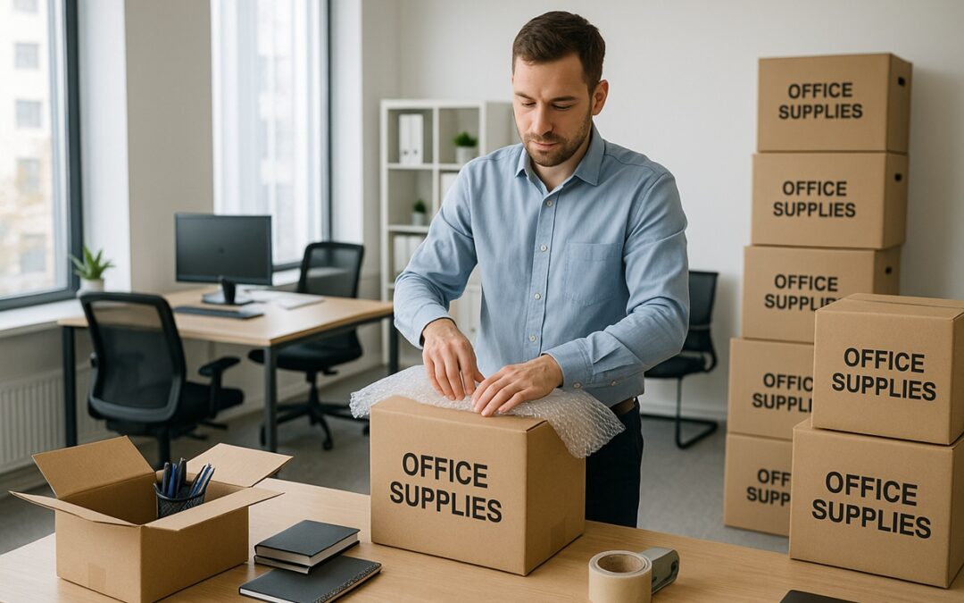 Packaging Tips for Efficiently Moving Office Supplies to Storage