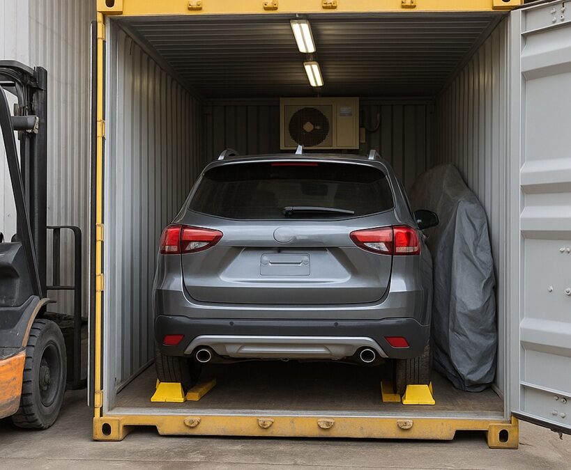 Storing Vehicles in Containers: What You Need to Know