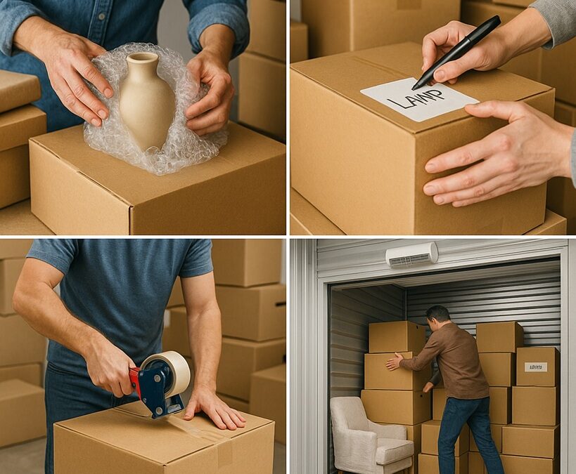 How to Properly Store and Package Items for Self-Storage Units
