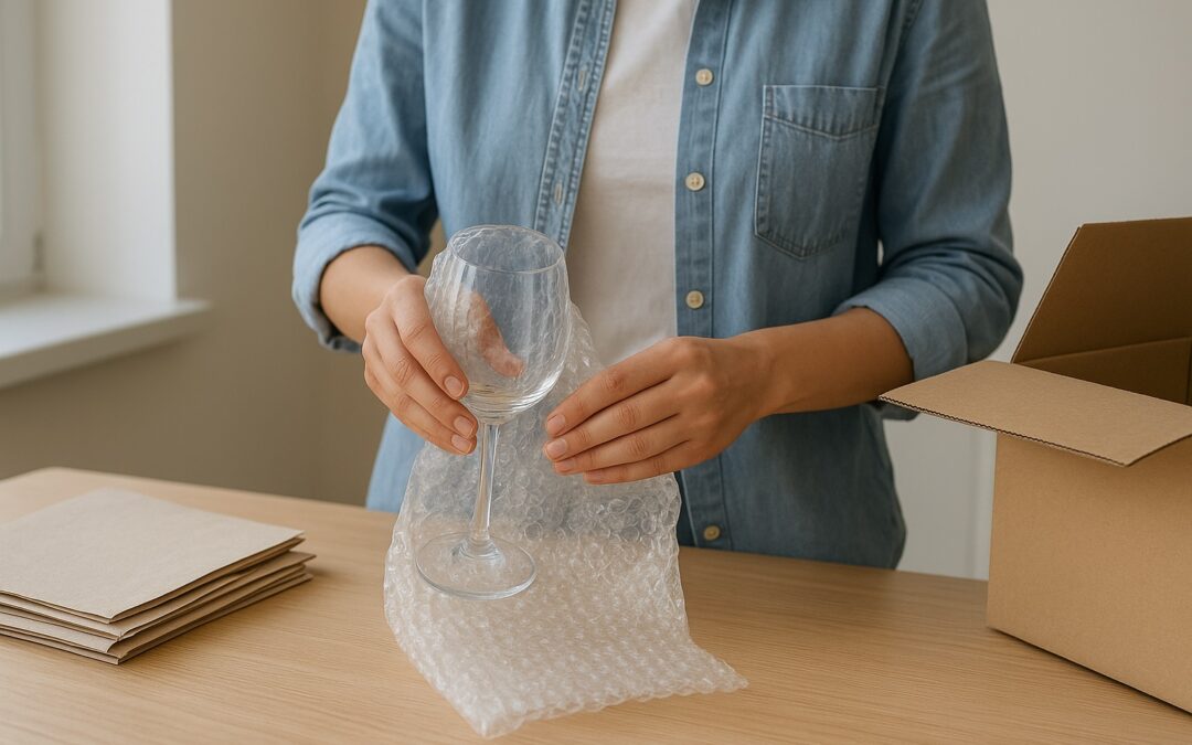 Wrapping Glassware and Fragile Items: A Quick How-To