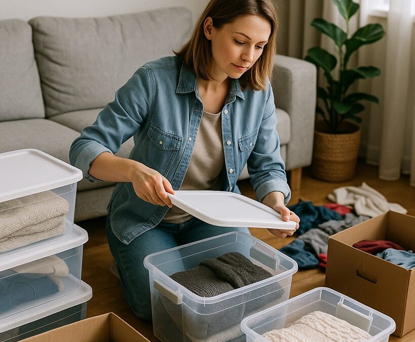 How Container Storage Helps with Decluttering Your Space