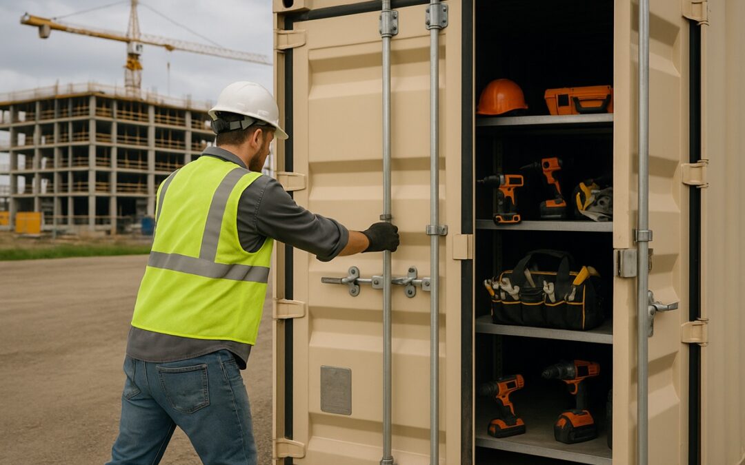 How Container Storage Supports Construction Projects and Tools
