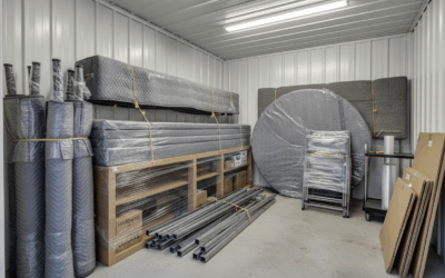 Furniture Disassembly and Wrapping to Save Space