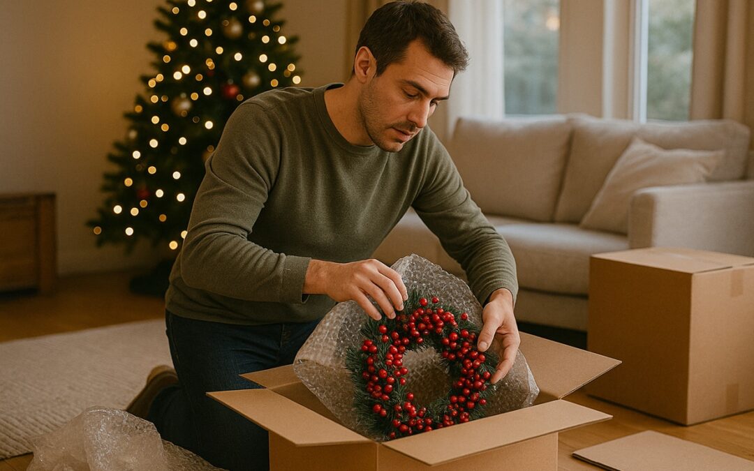 Preparing Seasonal Items for Storage with Protective Packaging
