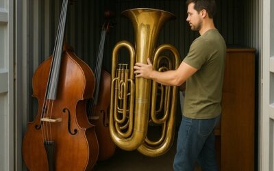 Storing Large Musical Instruments in Container Units