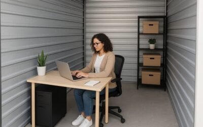 Tips for Using Storage Units to Create a Temporary Office Space
