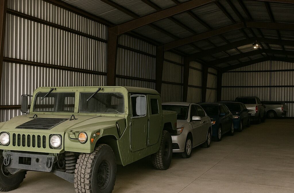 Vehicle Storage for Military Personnel: Flexible Solutions