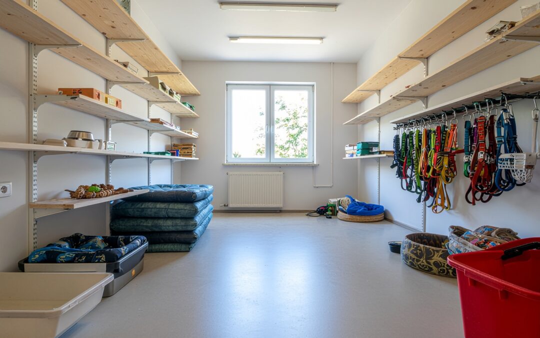 Storing Pet Supplies and Accessories During a Move