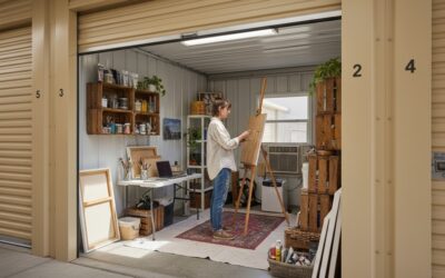 Using Storage Units for Small-Scale Art Studios