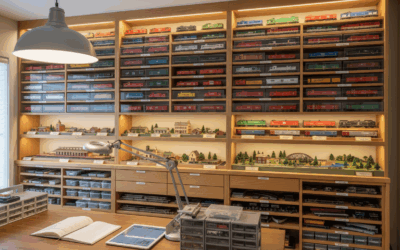 Maintaining Model Trains and Miniatures: Shelving and Labelling Systems