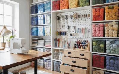 Organising Your Sewing, Knitting, and Crafting Supplies for Easy Retrieval