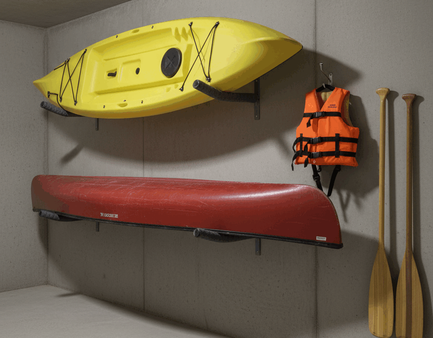Safe Kayak and Canoe Storage for River Enthusiasts