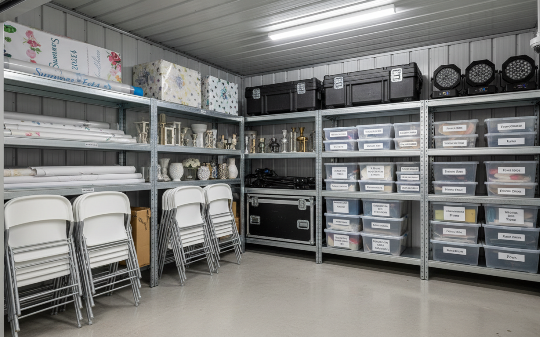 Leveraging Business Storage Solutions for Event Planners: Organising Equipment and Supplies for Year-Round Use