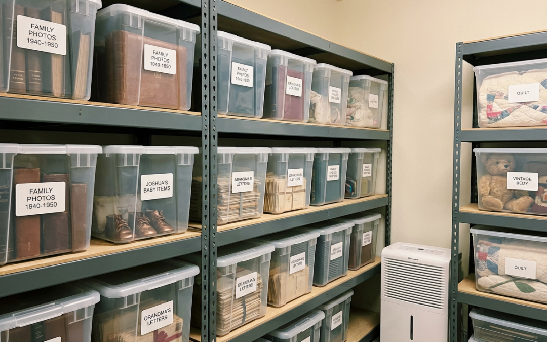 How to Store Memorabilia and Sentimental Items in Personal Storage Without Cluttering Your Home
