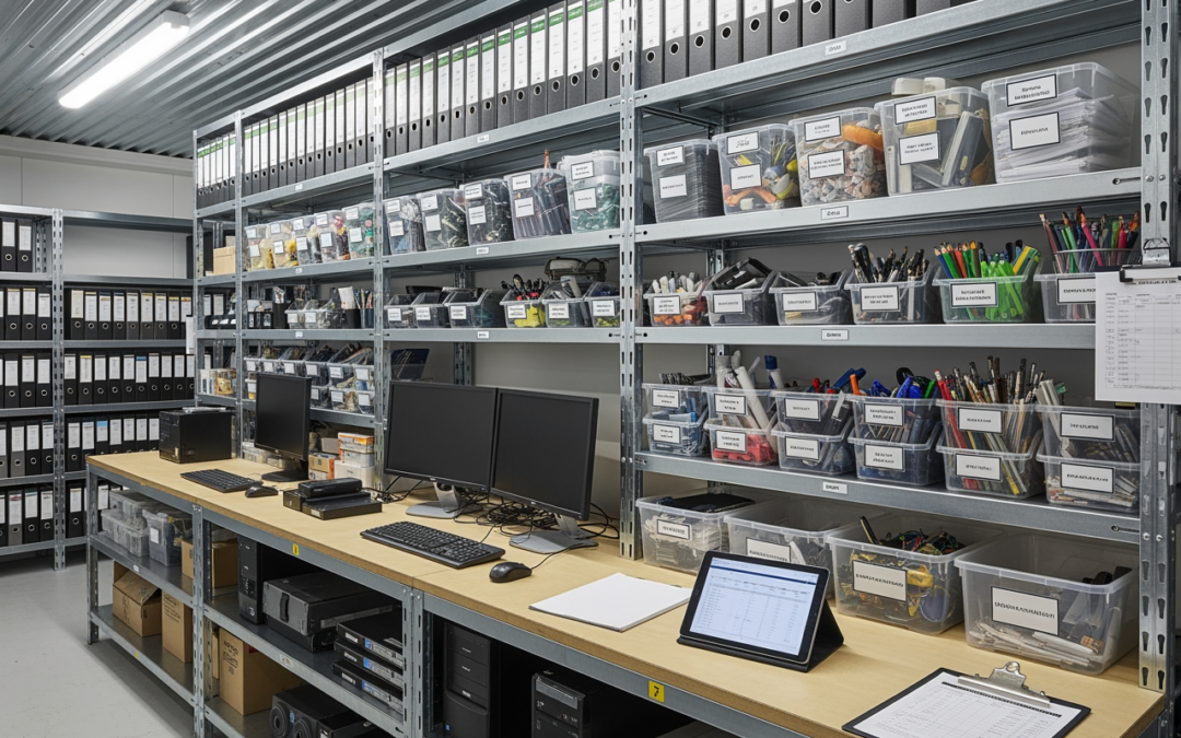 How to Pack Office Supplies for Storage Without Losing Track of Your Assets