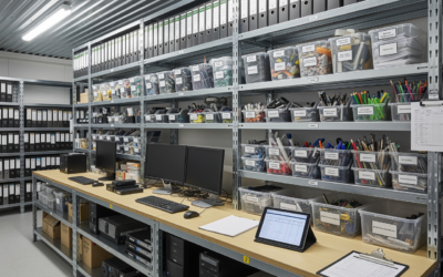 How to Pack Office Supplies for Storage Without Losing Track of Your Assets