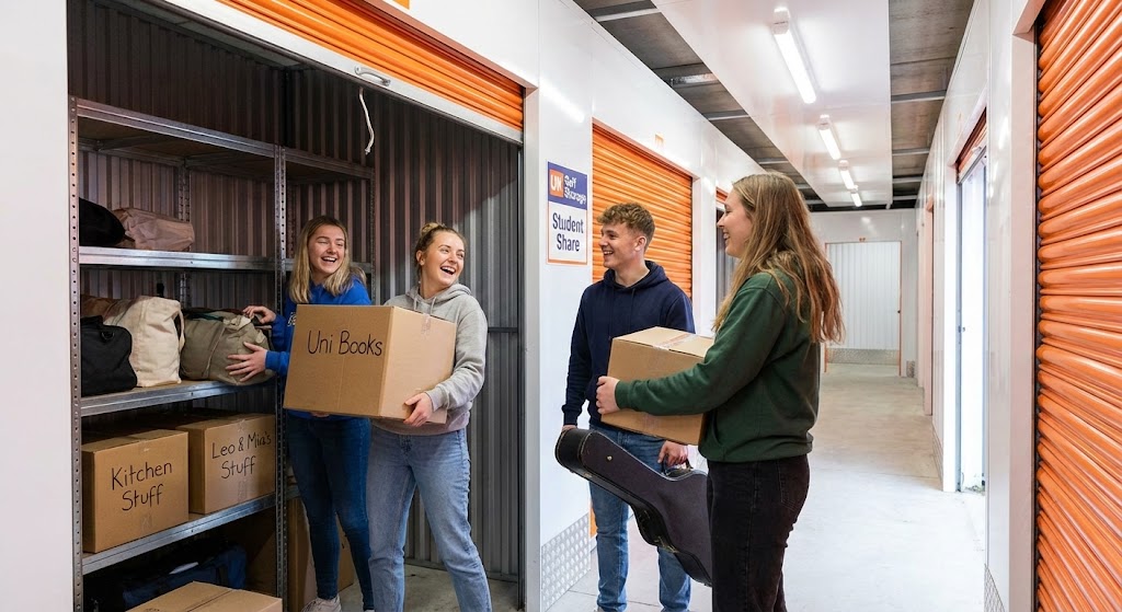 Cut Storage Costs: Sharing a Unit with Friends & Classmates