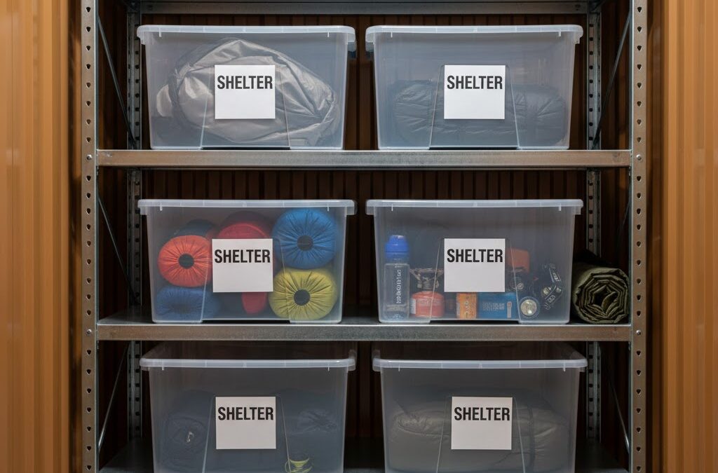 Turn Camping Gear into an Emergency Shelter Kit with Storage