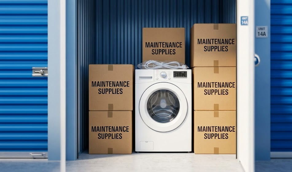 Landlord’s Guide to Storing Replacement Appliances and Maintenance Supplies
