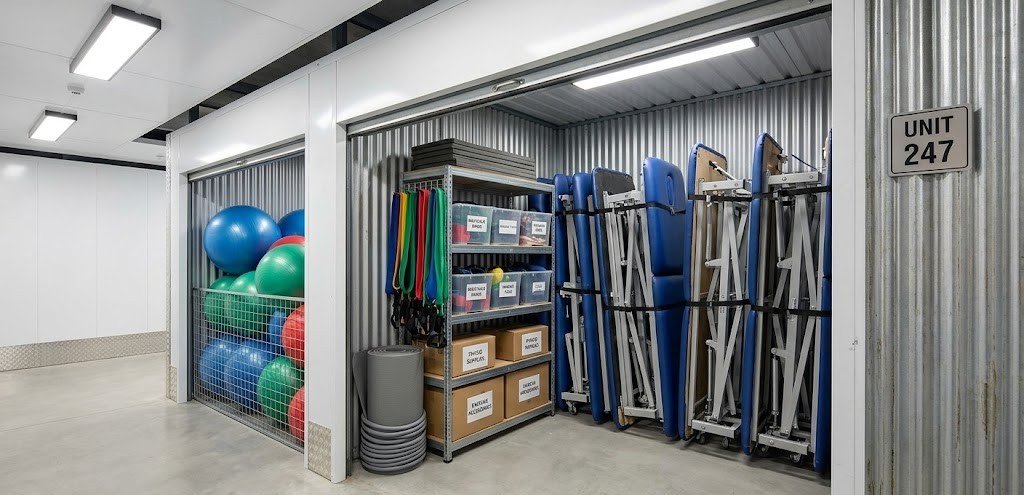 Physiotherapy Clinics: Off-Site Storage for Treatment Tables and Apparatus