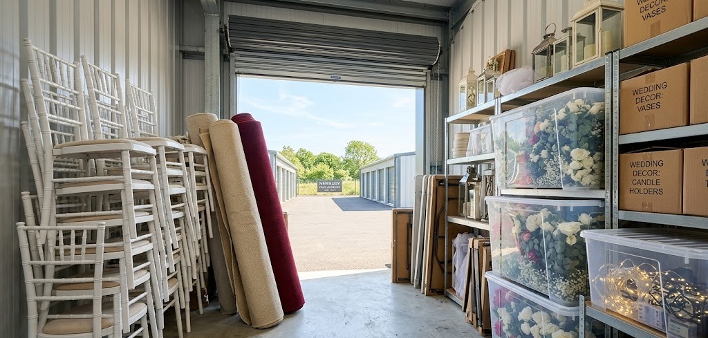 Wedding Venue Management: Year-Round Storage for Décor and Equipment
