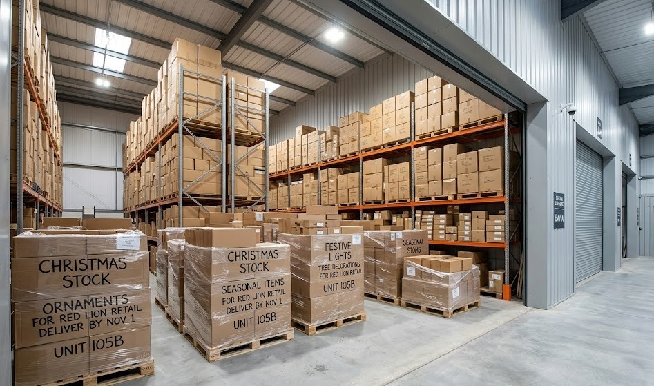 Seasonal Product Retailers: Pre-Christmas Storage Planning for Peak Trading
