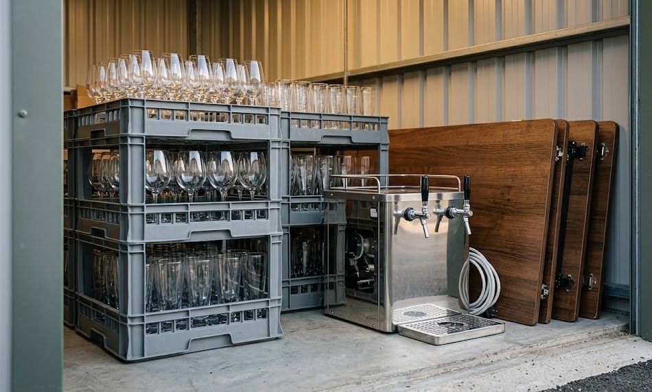 Mobile Bar Operators: Secure Storage for Glassware and Dispensing Equipment