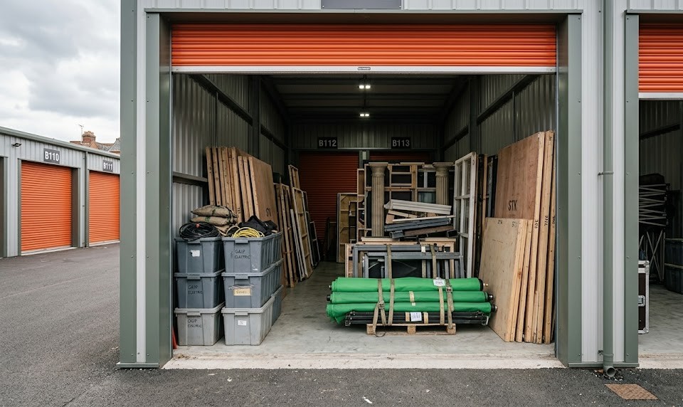 Film Production: Short-Term Storage for Sets and Equipment in Berkshire