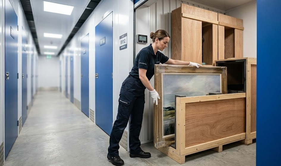 Art Galleries: Rotating Exhibition Storage for Loaned Artworks