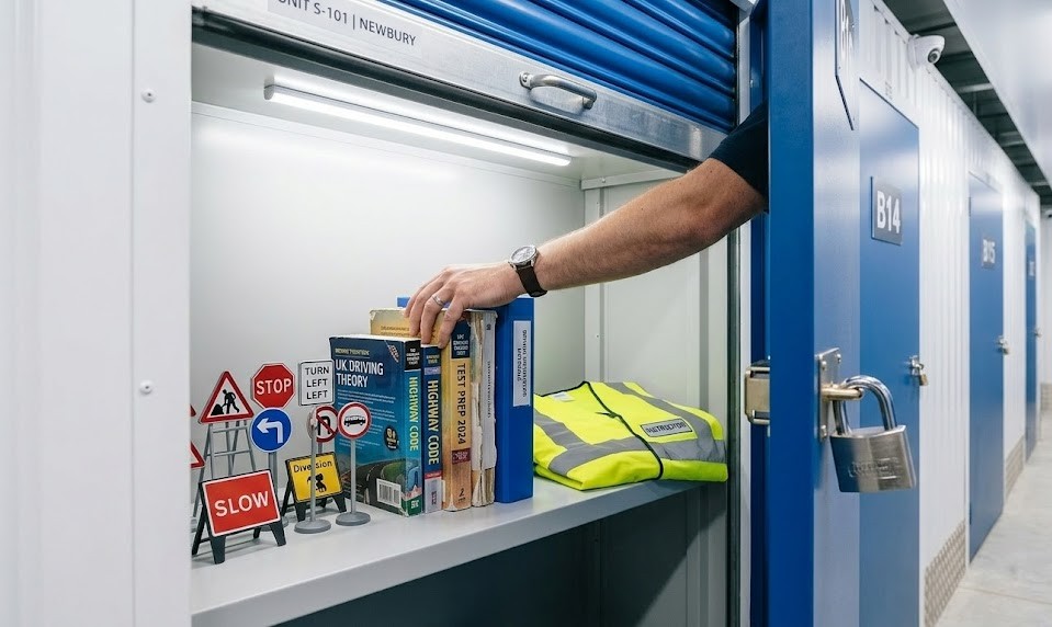 Driving Instructors: Seasonal Storage for Theory Test Materials