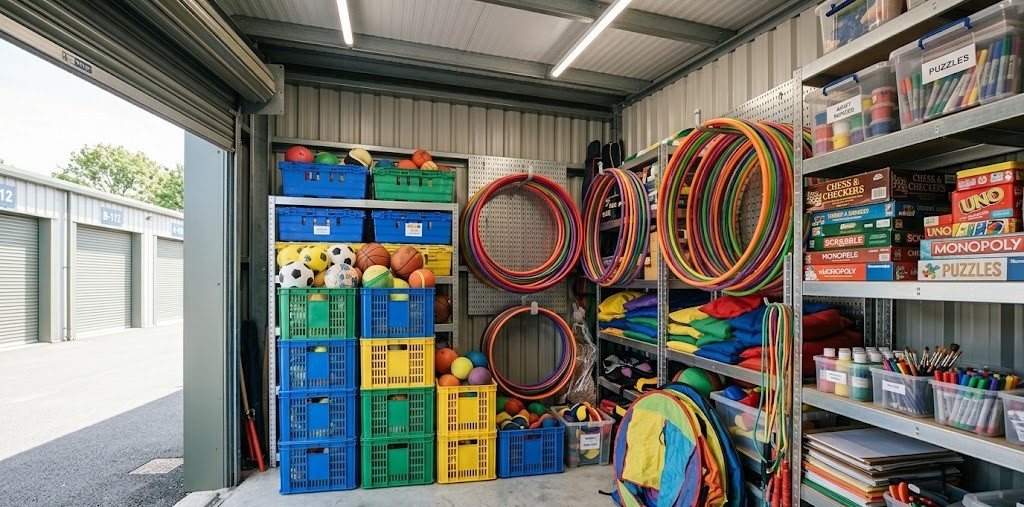 After-School Clubs: Activity Equipment Storage During School Holidays
