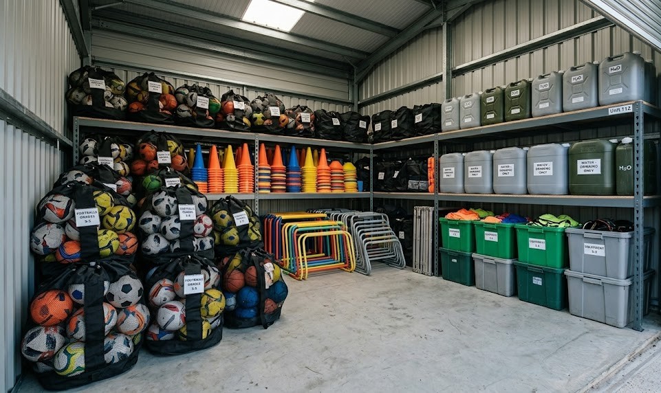 Sports Coaching Businesses: Off-Season Storage for Training Kit