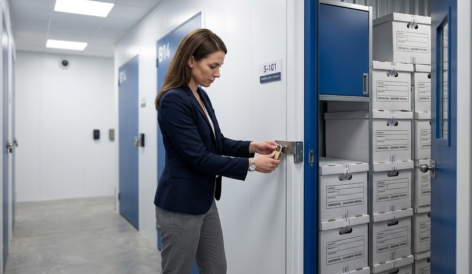 Exam Invigilators: Secure Storage for Assessment Materials