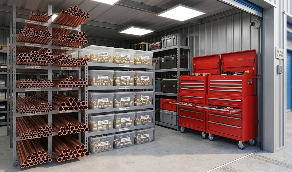 Plumbers: Van Stock Overflow and Specialist Tool Storage