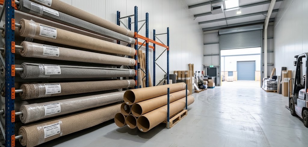 Carpet Fitters: Roll Storage and Template Archives