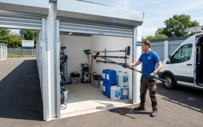 Window Cleaners: Seasonal Equipment and Chemical Storage