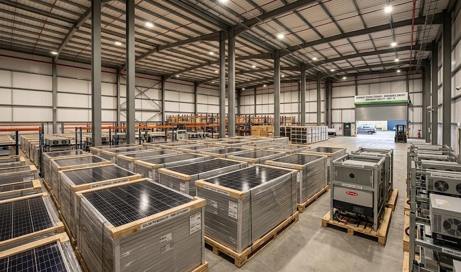 Renewable Energy Installers: Solar Panel and Equipment Warehousing