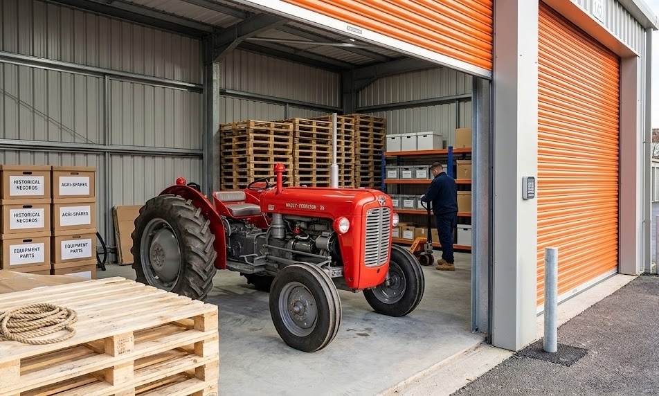 Agricultural Machinery Dealers: Indoor Storage for Vintage Equipment