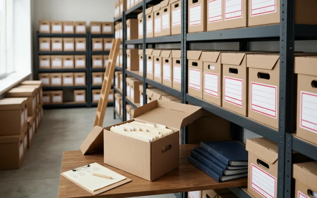 HMRC Record Storage for Small Businesses: Labels, Dates and Dry Space